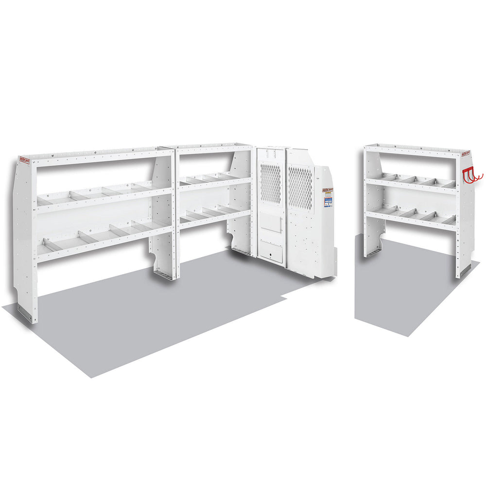 COMMERCIAL SHELVING PACKAGE FOR FULLSIZE 130 WB CHEVY/GMC