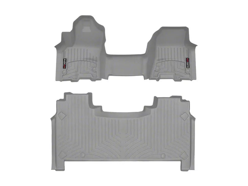 WeatherTech Grey Front and Rear Floorliners - Over The Hump Fits 2025 Ram Truck 1500 4618911-4614283