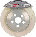 StopTech 91-96 Dodge Stealth AWD Front BBK - ST-40 Silver Caliper / 2pc Drilled 355x32mm Rotor
