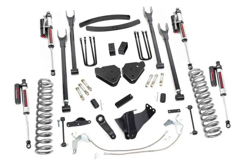 2x 690005 6 Inch Lift Kit Gas 4 Link Vertex Ford Super Duty (08-10)