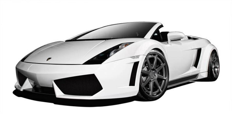 2004-2008 Lamborghini Gallardo AF-1 Wide Body Kit ( GFK ) - 9 Piece - Includes AF-1 Wide Body Front Bumper Cover (109602) AF-1 Wide Body Side Skirt Rocker Panels (109603) AF-1 Wide Body Rear Bumper Cover (109604) AF-1 Wide Body Front Fender Flares (109605