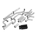0914 FORD F150 CATBACK EXHAUST SYSTEM RAW TUBE W/POLISHED TIPS