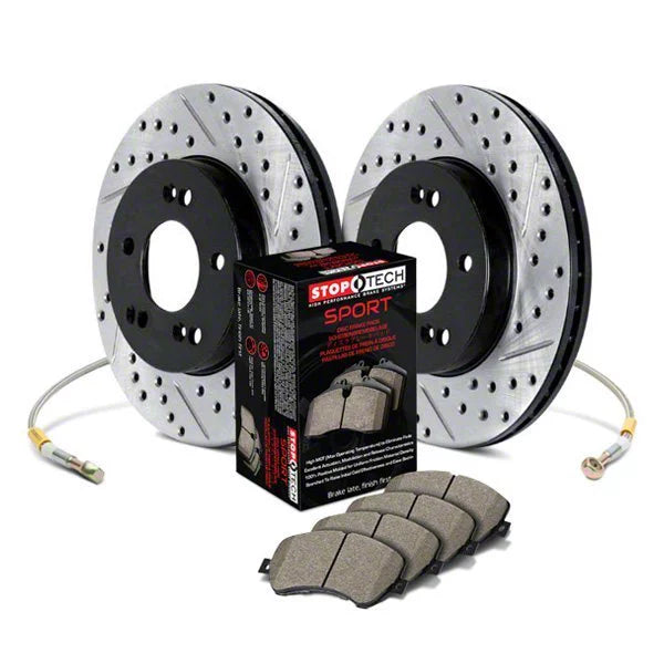 Sport Axle Pack, Drilled & Slotted, Front