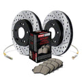 Sport Axle Pack, Drilled & Slotted, Front