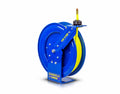 LOW PRESS SPRING REW HOSE REEL3/8IN ID W/HIGH VIS SAFETY 50FT HYBRID HOSE 300 PSI