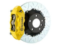 Brembo 02-21 WRX Front GT BBK 6 Piston Cast 350x34 2pc Rotor Slotted TY3L -  Yellow