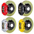 Brembo 10-15 Camaro SS Front GT BBK 6 Piston Cast 380x34 2pc Rotor Drilled- Yellow
