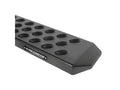 0424 TITAN/TITAN XD CREW CAB RUNNING BOARDS STEPS 6.5 IN SAWTOOTH SLIDE TRACK BLACK ALUMINUM
