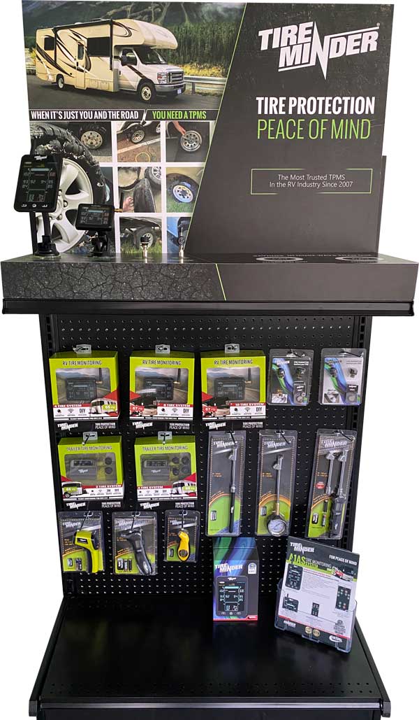 TIREMINDER TPMS END CAP 3FT PLANOGRAM