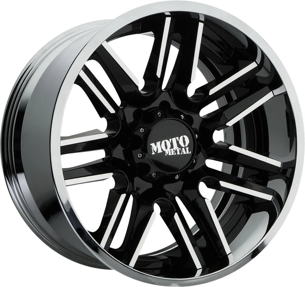 MO202 22X12 5X5.5 BLK MACH CHR LP -44MM