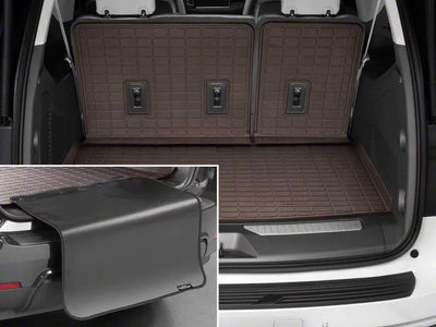 WeatherTech Cocoa Seatback Cargo Liners HP With Bumper Protector Fits -22-26 Cadillac Chevrolet GMC 431716IMSK