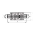 EXHAUST MUFFLER TYPE MP75, FOR 75