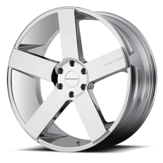 KM690 MC 5 CHROME PLATED 20 X 8.5 6X5.5 5.34 b/s 15 o/s