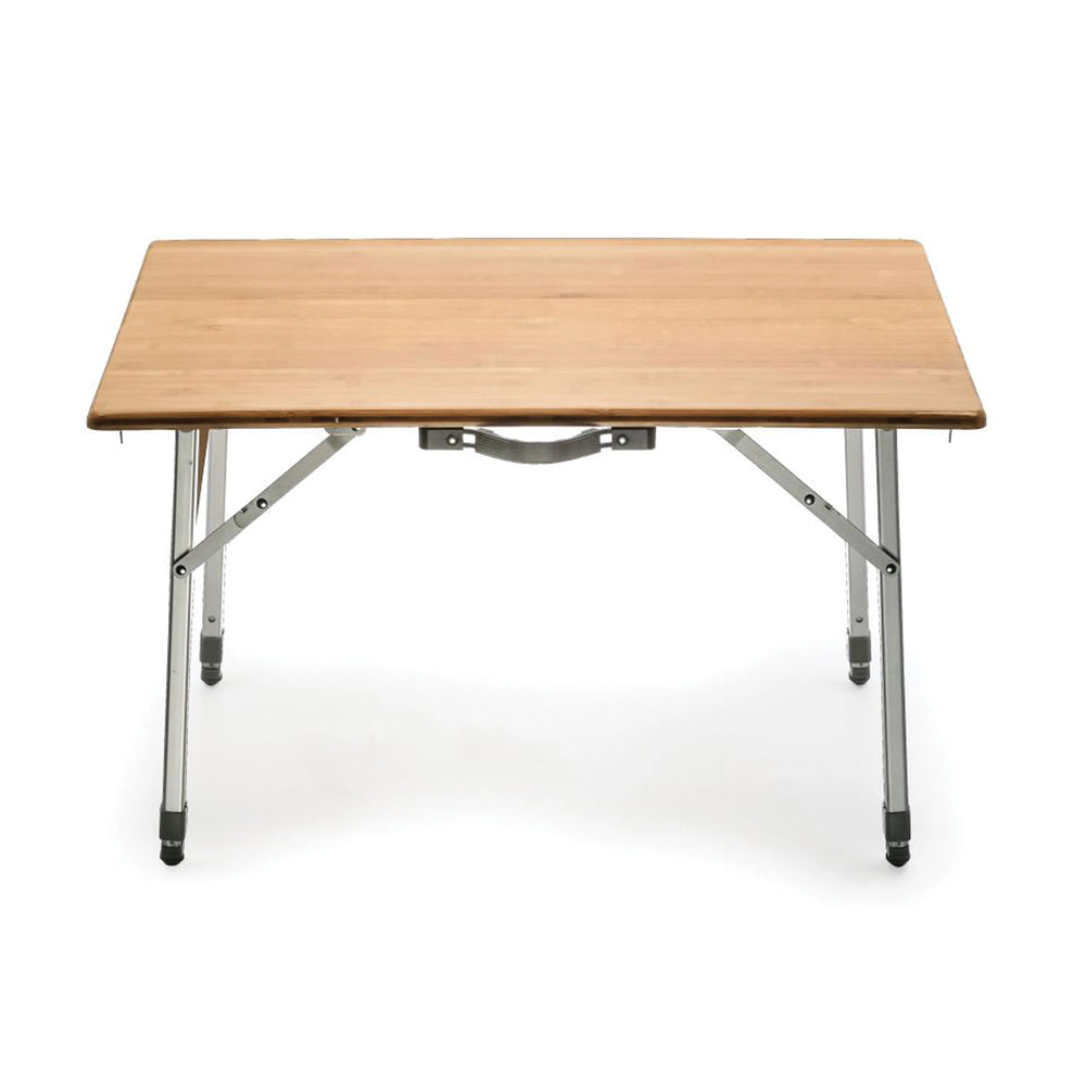 BAMBOO FOLDING TABLE W/ALUMINUM LEGSADJ(31.4X23.6X18IN26INH)