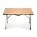 BAMBOO FOLDING TABLE W/ALUMINUM LEGSADJ(31.4X23.6X18IN26INH)
