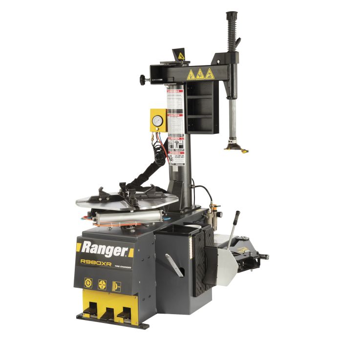 SWINGARM TIRE CHANGER SINGLETOWER 208240V 1PH 50/60HZ GRAYYELLOW