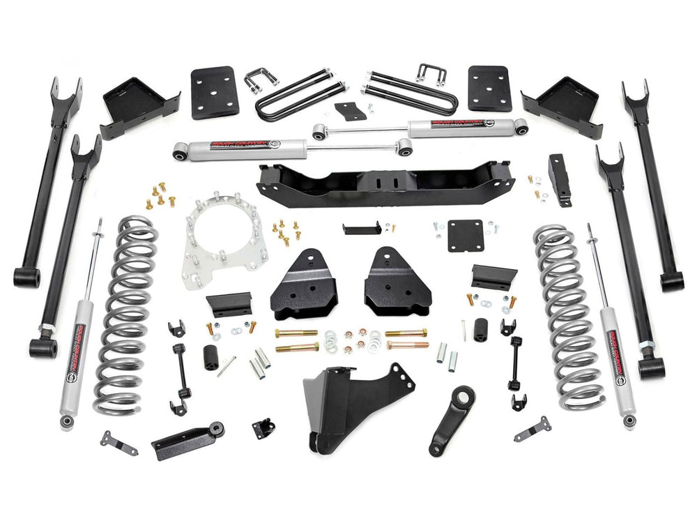 1x 155030 6 Inch Lift Kit 4-Link OVLD Ford Super Duty 4WD (2017-2022)