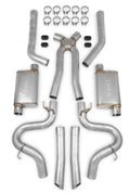 LS Swap Exhaust System 1978-1987 GM G-Body 2.5-Inch Dual Stainless Steel Natural Finish Fits All Except El Caminos W, 118-Inch Wheelbase Aggressive To Moderate Sound Hooker BlackHeart