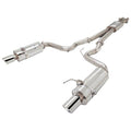 1517 MUSTANG GT TWIN 3IN SS AXLEBACK EXHAUST SYSTEM (ROUND REAR MUFFLERS)