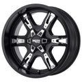 MOTO METAL 969 MO969 SATIN BLACK W ACCENTS 18 x 9 Bolt Pattern: 5x4.5 Offset: 00
