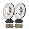 R1 Concepts Brake Rotor- Blank with Optimum Oe Pads Hdw Fits Audi A4