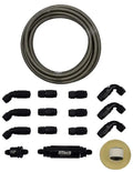 NATURAL STAINLESS STEEL HOSE KIT 40FT W/ 10 MICRON FILTER AND CHECK VALVE