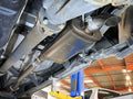 aFe cat-back exhaust detail