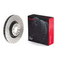 Brembo 09-12 VW CC/12-13 Golf R/06-08 Passat Front Premium Xtra Cross Drilled UV Coated Rotor