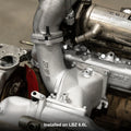 PPE Bridge Manifold 2pc Adapts 2006-2010 GM 6.6L Duramax LBZ LMM EGR Intake to LBZ LMM Runners - Black 115053620