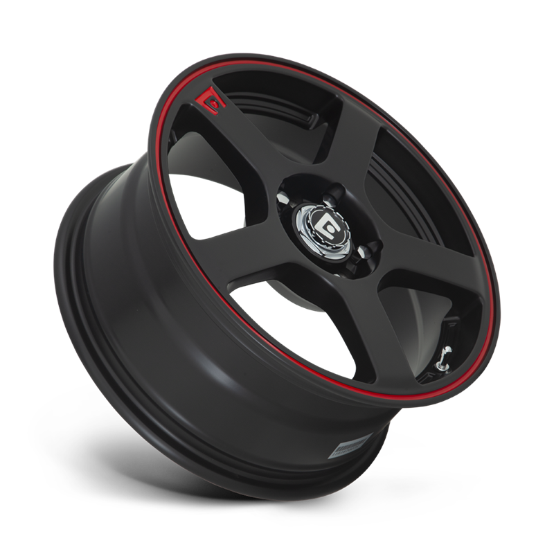 MR116 18X8 5X4.5/120 M-BLK RED-STR 35MM