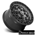 D784 17X9 5X5.0 GMTL M-BLK-RING 01M