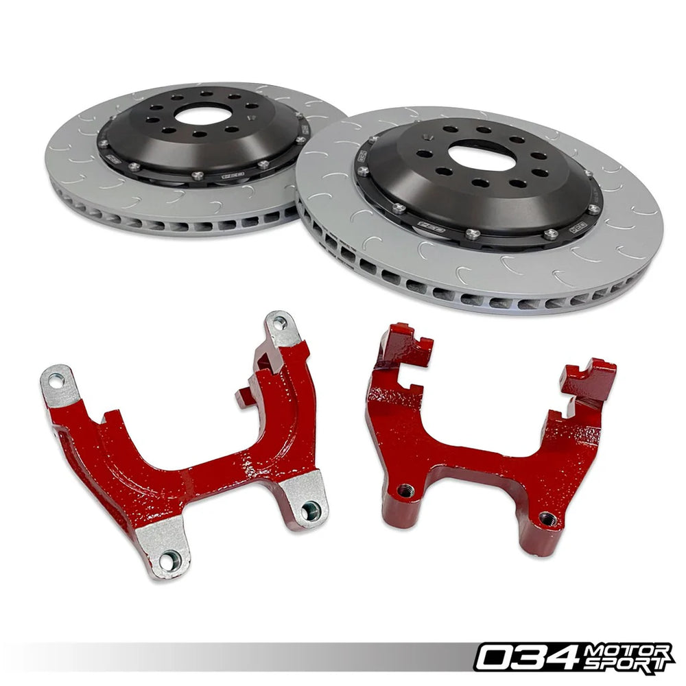 Rotor Kit, Rr, 350x22, Red, MQ