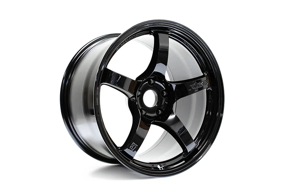 Gram Lights 57CR 19x9.5 +25 5-114.3 Glossy Black Wheel