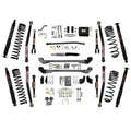 Skyjacker 97-06 Jeep TJ 6in Dual Rate Long Travel Coils Long Arm RR2 Lift Kit w/ Black Max Shocks