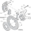 Wilwood auto part installed view