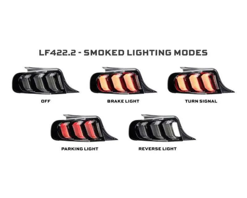 XB LED TAILLIGHTS FORD MUSTANG(1314)(SET/SMOKED)