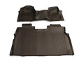WeatherTech Cocoa Front and Rear Floorliners - Over The Hump Fits -20-24 F-150 477931-476974