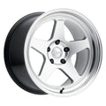 KANSEI KNP HYPER SILVER W/BRIGHT MACHINED LIP 17X9 5X100 +35