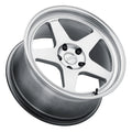KANSEI KNP HYPER SILVER W/BRIGHT MACHINED LIP 17X9 5X100 +35