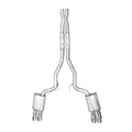 Stainless Works 2024 Mustang GT Catback Quad Tips Legend Sound X-Pipe Factory Connect Exhaust