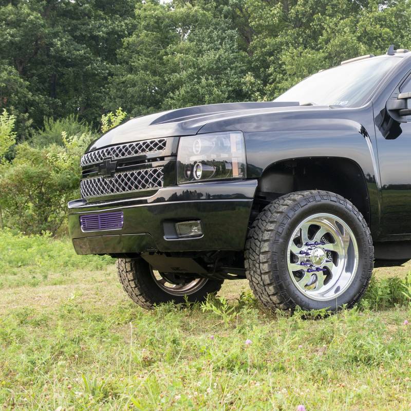 Valance Filler Panel Kit 2011-2014 Chevy 2500/3500 HD W Tow Hooks Fine Texture Black