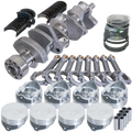 Eagle Chevy 350 1Pc 3.480in Crank 6.000in I-Beam Rod -7cc Flat Top 4.040in Pistons Rotating Assembly