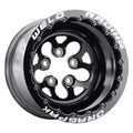 Weld Alpha-1 15x14 / 5x5 BP / 2in. BS Black Wheel - Black Double Beadlock MT