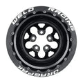 Weld Alpha-1 15x14 / 5x5 BP / 2in. BS Black Wheel - Black Double Beadlock MT