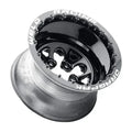 Weld Alpha-1 15x14 / 5x5 BP / 2in. BS Black Wheel - Black Double Beadlock MT