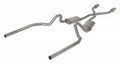 Crossmember Back w X-Pipe Exhaust System 78-88 GM G-Body SS Split Rear Dual Exit 2.5 in Intermediate Pipe And Tailpipe Turbo Pro Mufflers Hardware Incl Tip Not Incl Catalytic Converter Incl Pypes Exhaust