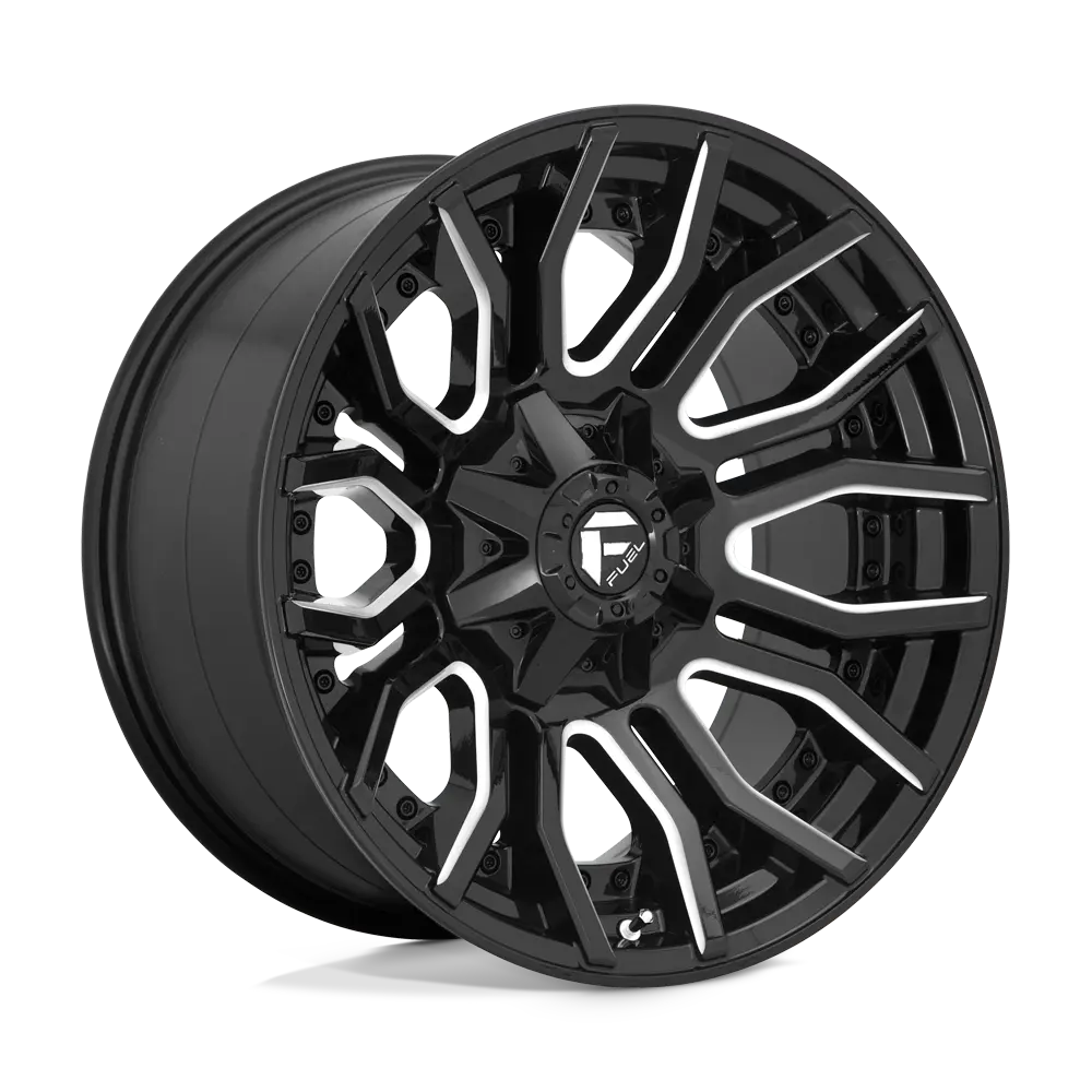 D711 22X10 5X5.0/5.5 GL-BLK-MIL -18