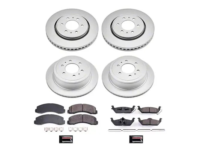 Power Stop 10-11 Ford F-150 Front & Rear Z17 Evolution Geomet Coated Brake Kit