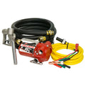 12V DC 12 GPM PORTABLE FUEL TRANSFER PUMP WITH MANUAL NOZZLE