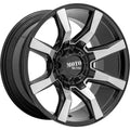 MO804 SPIDER 20X9 6X4.5/5.5 18MM GLOSS BLACK MACHINED